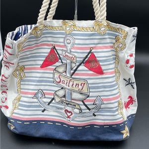 Brighton Canvas Tote “Let Your Dreams Set Sail” Purse